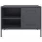 Preview: TV-Schrank Anthrazit 68x39x50,5 cm Stahl