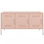 Preview: TV-Schrank Rosa 100,5x39x50,5 cm Stahl
