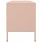 Preview: TV-Schrank Rosa 100,5x39x50,5 cm Stahl