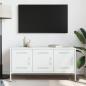 Preview: TV-Schrank Weiß 100,5x39x50,5 cm Stahl