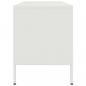 Preview: TV-Schrank Weiß 100,5x39x50,5 cm Stahl