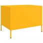 Preview: Couchtisch Senfgelb 68x50x50,5 cm Stahl