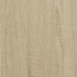 Preview: Hängeglasschrank Sonoma-Eiche 80x31x60 cm Holzwerkstoff