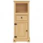 Preview: Badschrank Corona 45x33x110 cm Massivholz Kiefer