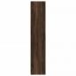 Preview: Bücherregal Braun Eichen-Optik 57x28,5x107,5 cm Holzwerkstoff