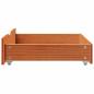 Preview: Bettschubladen 2 Stk. Wachsbraun 65x55x16 cm Massivholz Kiefer
