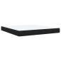 Preview: ARDEBO.de - Boxspringbett mit Matratze Schwarz 180x200 cm Samt