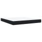 Preview: Boxspringbett mit Matratze Schwarz 180x200 cm Samt