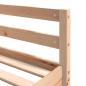 Preview: Hochbett mit Schreibtisch & Leiter 180x200 cm Massivholz Kiefer