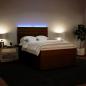 Preview: Boxspringbett mit Matratze Rosa 140x190 cm Samt