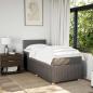 Preview: Boxspringbett mit Matratze Taupe 90x190 cm Stoff