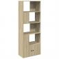Preview: Bücherregal Sonoma-Eiche 70x36x189 cm Holzwerkstoff