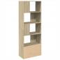 Preview: Bücherregal Sonoma-Eiche 70x36x189 cm Holzwerkstoff