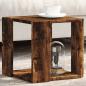 Preview: ARDEBO.de - Couchtisch Räuchereiche 32x32x30 cm Holzwerkstoff