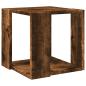 Preview: Couchtisch Räuchereiche 32x32x30 cm Holzwerkstoff