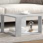 Preview: ARDEBO.de - Couchtisch Betongrau 51,5x51,5x30 cm Holzwerkstoff