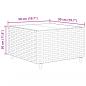 Preview: 10-tlg. Garten-Lounge-Set mit Kissen Grau Poly Rattan