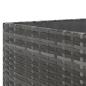 Preview: 10-tlg. Garten-Lounge-Set mit Kissen Grau Poly Rattan
