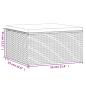 Preview: ARDEBO.de - 7-tlg. Garten-Lounge-Set mit Kissen Grau Poly Rattan