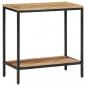 Preview: Konsolentisch 70x35x70 cm Raues Massivholz Mango