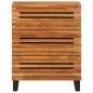 Preview: Sideboard 60x34x75 cm Massivholz Akazie