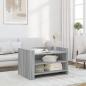 Preview: ARDEBO.de - Couchtisch Grau Sonoma 80x50x50 cm Holzwerkstoff