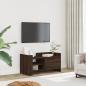 Preview: ARDEBO.de - TV-Schrank Braun Eichen-Optik 80x35x40 cm Holzwerkstoff