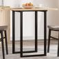 Preview: ARDEBO.de - Tischplatte Quadratisch 70x70x2 cm Massivholz Akazie