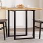 Preview: ARDEBO.de - Tischplatte Quadratisch 80x80x4 cm Massivholz Akazie
