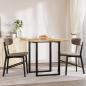 Preview: Tischplatte Quadratisch 80x80x4 cm Massivholz Akazie
