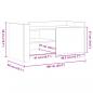 Preview: Couchtisch Grau Sonoma 100x50x50 cm Holzwerkstoff