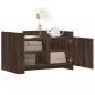 Preview: Couchtisch Braun Eichen-Optik 80x50x50 cm Holzwerkstoff