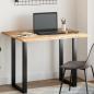Preview: ARDEBO.de - Tischplatte Rechteckig 100x80x2 cm Massivholz Akazie
