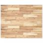 Preview: Tischplatte Rechteckig 100x80x2 cm Massivholz Akazie