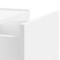 Preview: Wand-Nachttisch Weiß 45x30x35 cm