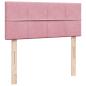 Preview: Boxspringbett mit Matratze Rosa 120x190 cm Samt