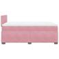 Preview: Boxspringbett mit Matratze Rosa 120x190 cm Samt