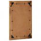 Preview: Badspiegel 50x70x2,5 cm Massivholz Mango und Glas