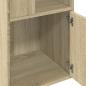 Preview: Bücherregal Sonoma-Eiche 40x36x189 cm Holzwerkstoff