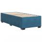 Preview: Bettgestell Blau 90x200 cm Samt