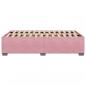 Preview: Bettgestell Rosa 120x200 cm Samt