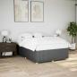 Preview: ARDEBO.de - Bettgestell ohne Matratze Dunkelgrau 140x200 cm Stoff