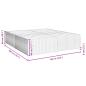 Preview: Bettgestell ohne Matratze Dunkelgrau 180x200 cm Stoff