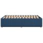 Preview: Bettgestell Blau 120x200 cm Stoff