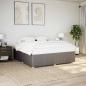 Preview: ARDEBO.de - Bettgestell ohne Matratze Taupe 180x200 cm Stoff