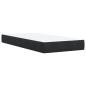Preview: ARDEBO.de - Boxspringbett mit Matratze Schwarz 90x200 cm Samt