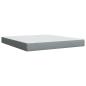 Preview: Boxspringbett mit Matratze Hellgrau 180x200 cm Stoff