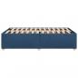 Preview: Bettgestell Blau 120x190 cm Stoff