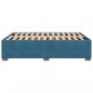 Preview: Bettgestell Blau 160x200 cm Samt