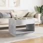 Preview: Couchtisch mit Infinity-LED Betongrau 70x50x50 cm